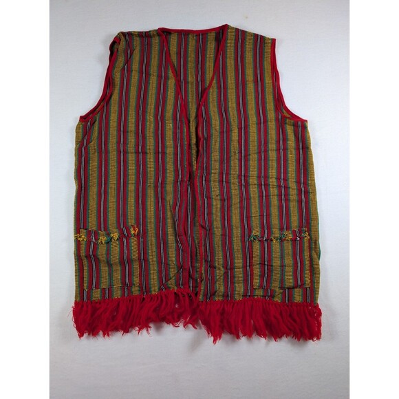 Jackets & Blazers - Vtg Multi Color Hippie Fringe Vest Great Condition! See Measurements